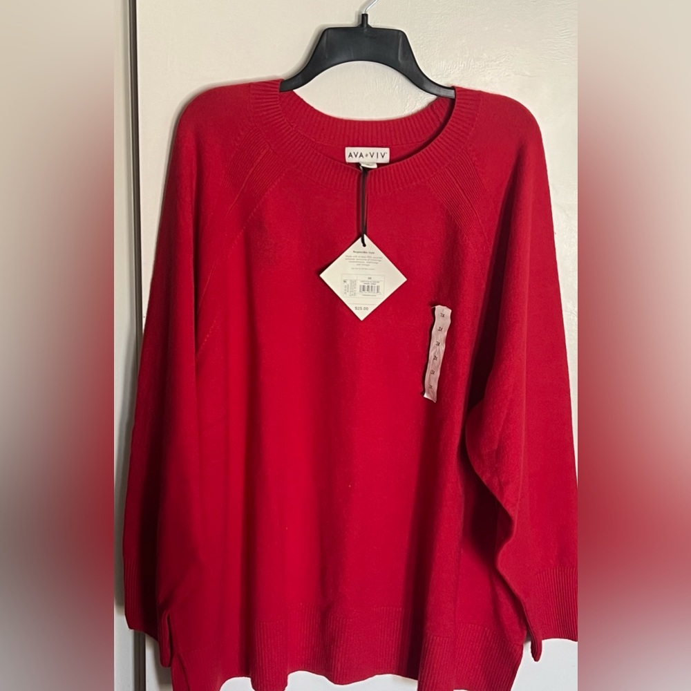 Ava & Viv Red Sweater